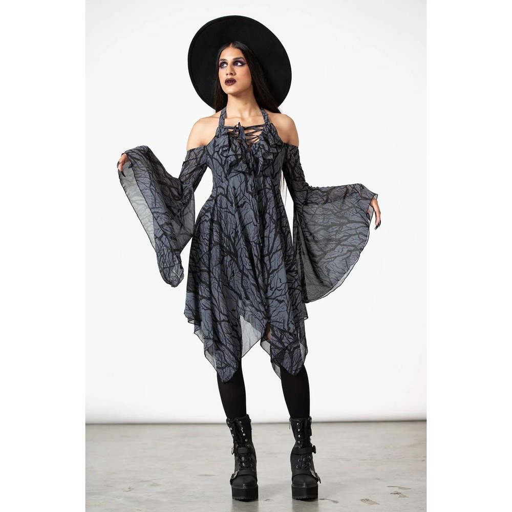 Killstar Adalyn Halter Dress - Picture 2 of 7